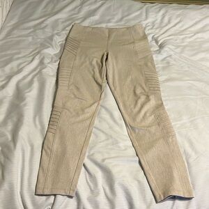 NWOT Athleta Delancey Textured Moto Tight Size M